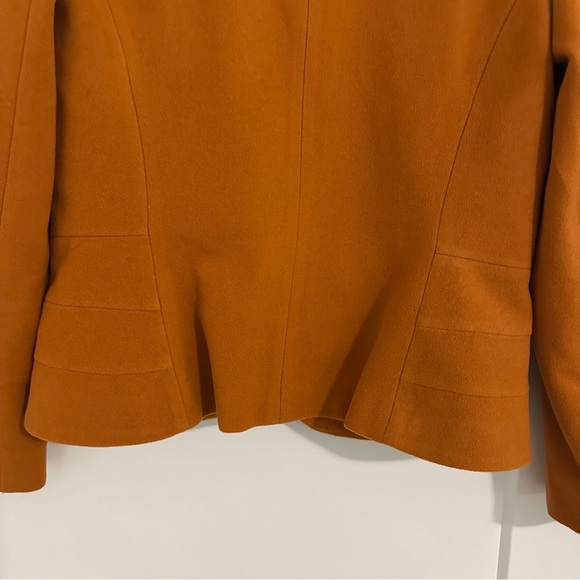 Anne Klein Women's Burnt Orange Wool Blazer Size 8 Women’s - Picture 7 of 9